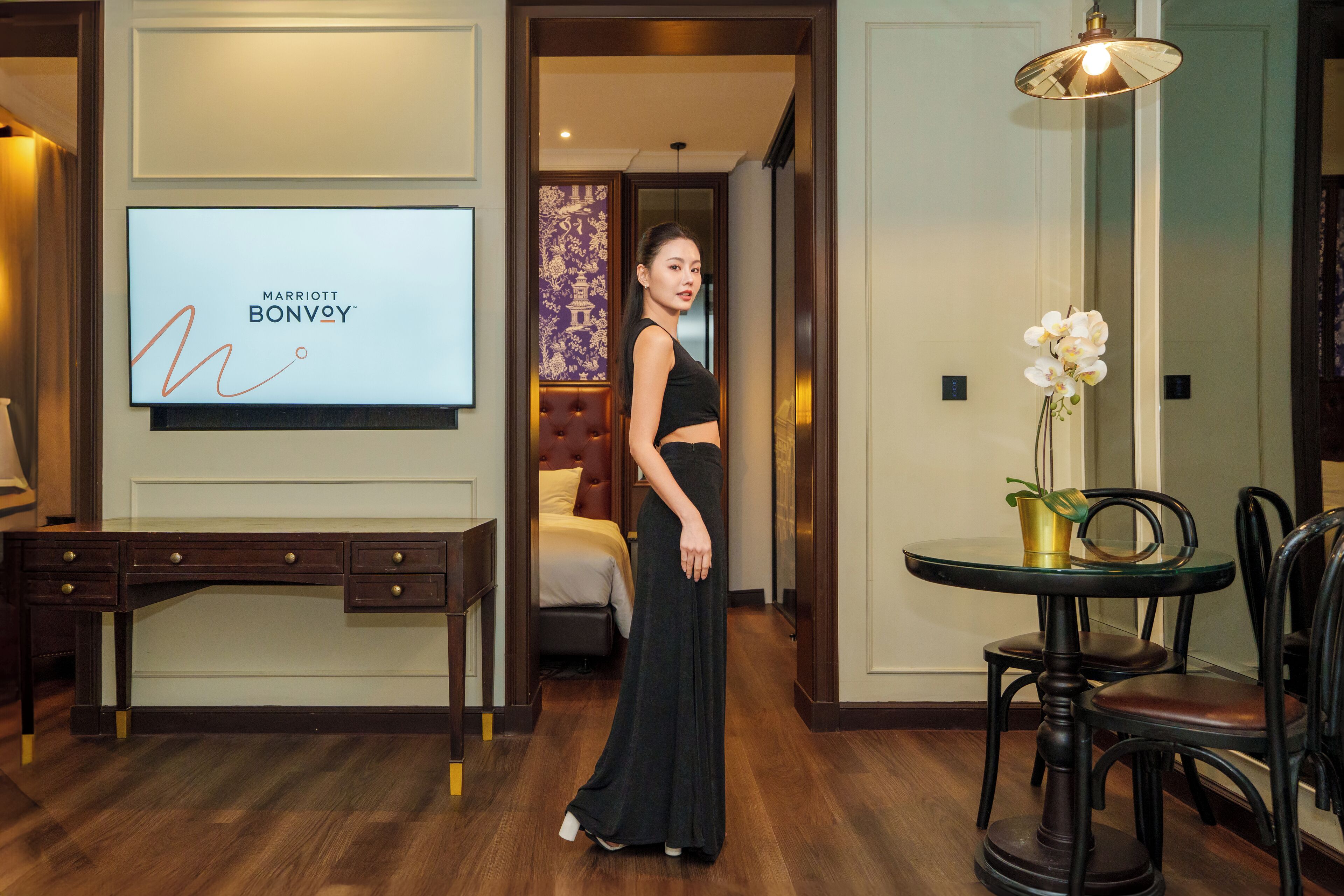 Hypo-allergenic bedding, in-room safe, individually decorated