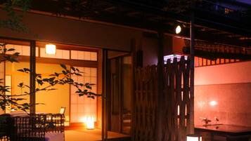Japanese Executive Room with Tea Room, Private Open Air Bath | Terrace/patio
