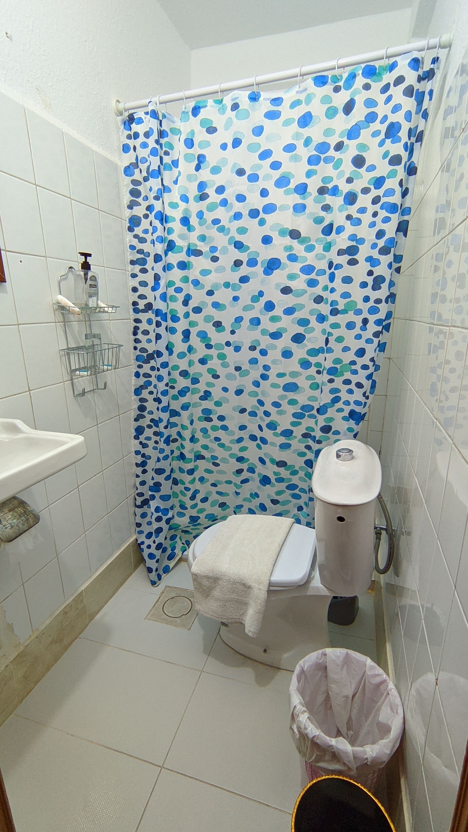 double room | bathroom | shower, rainfall showerhead, eco-friendly toiletries, hair dryer