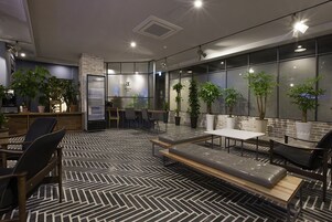 Sala de estar en el lobby