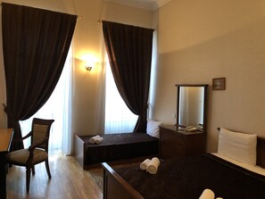 Standard Quadruple Room, Mixed Dorm, Non Smoking | Minibar, in-room safe, desk, iron/ironing board - Swan Hotel (Baku)