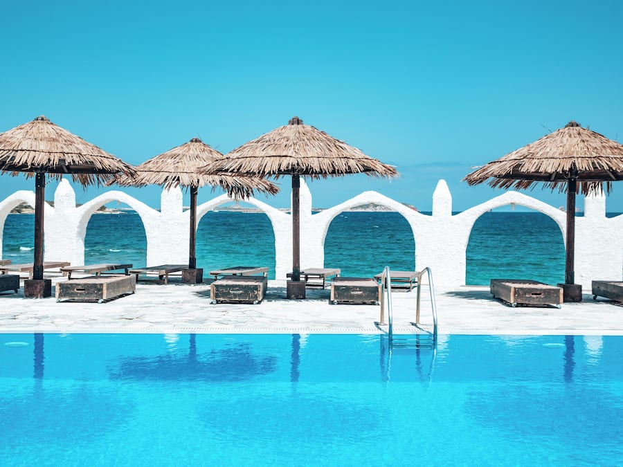 Seasonal outdoor pool