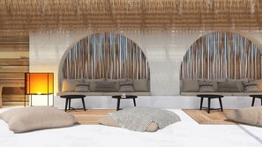 시즌별로 운영되는 야외 수영장