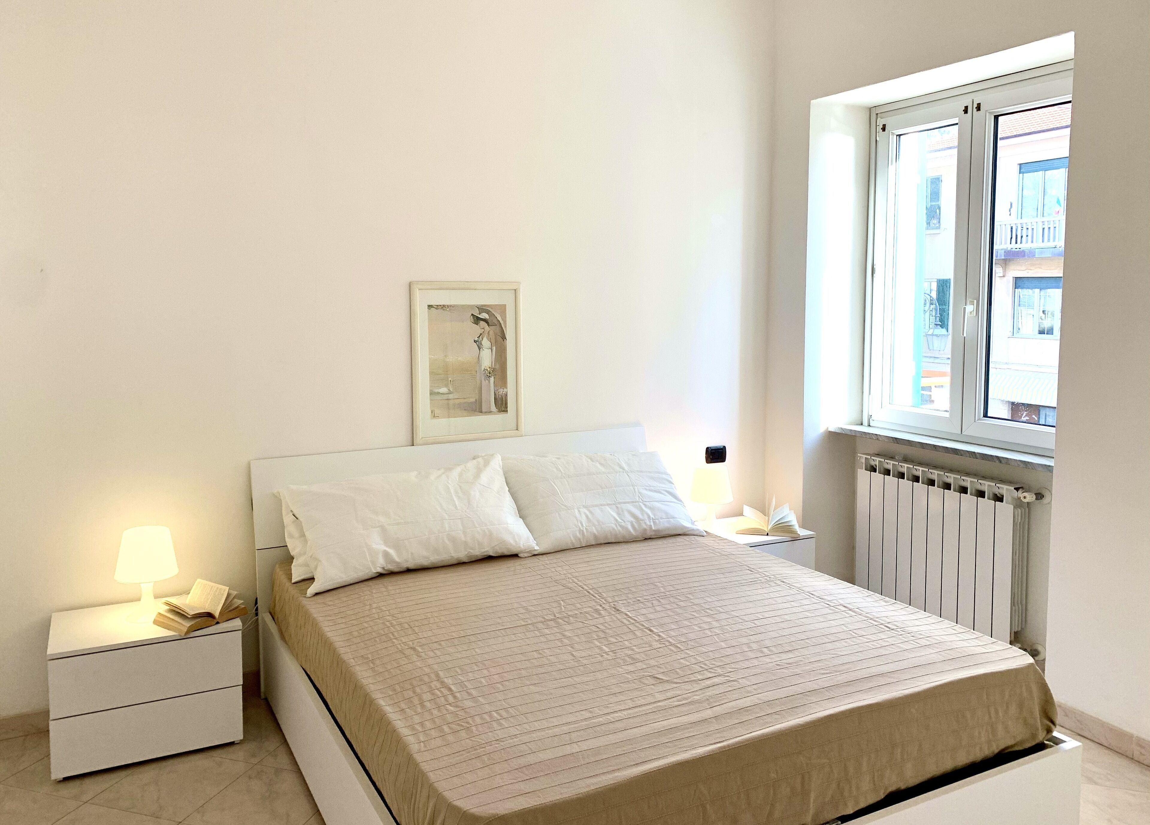 Appartement, 1 chambre, vue mer (Piazza Colombo 7) | Draps italiens Frette, literie de qualité supérieure, Wi-Fi