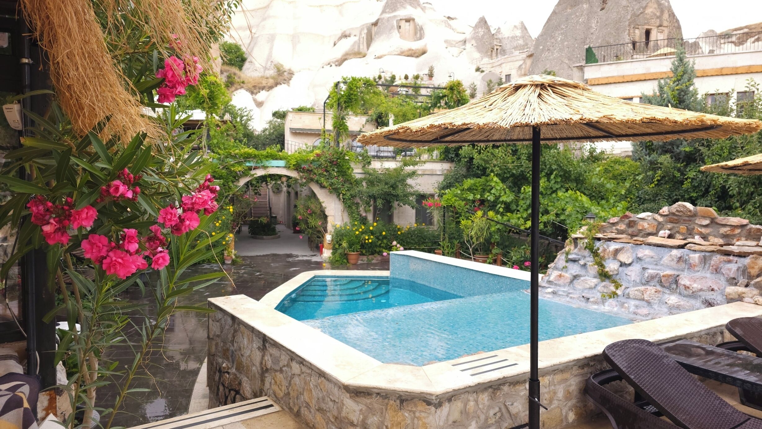 Alberca al aire libre por temporada 