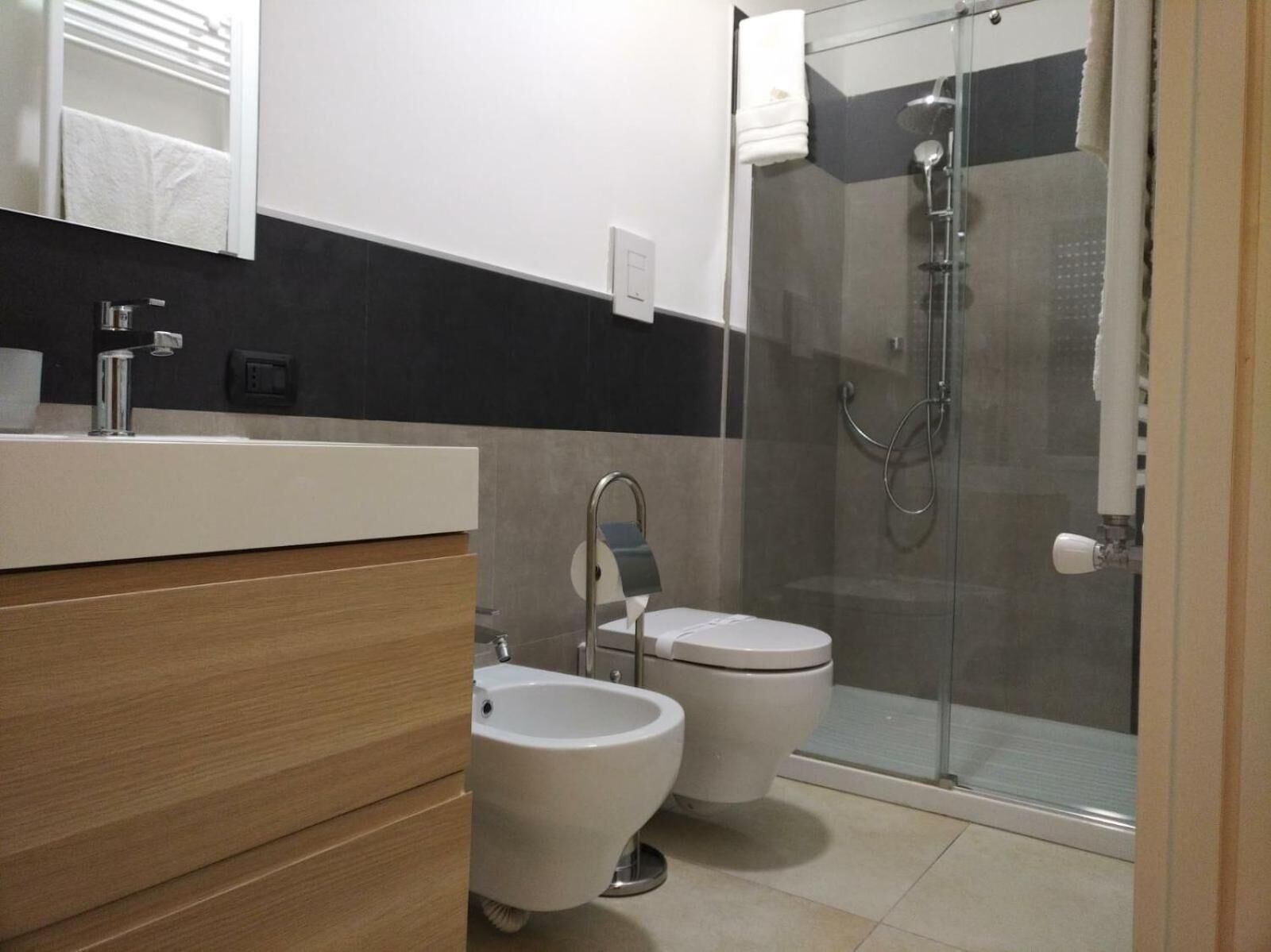 Een douche, gratis toiletartikelen, een haardroger, een bidet