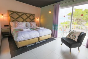 Minibar, laptop workspace, free WiFi, bed sheets