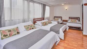 Room, Multiple Beds | Hypo-allergenic bedding, desk, free WiFi, bed sheets