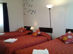 Triple Room, Shared Bathroom, Mountain View | In-room safe, desk, iron/ironing board, free cots/infant beds