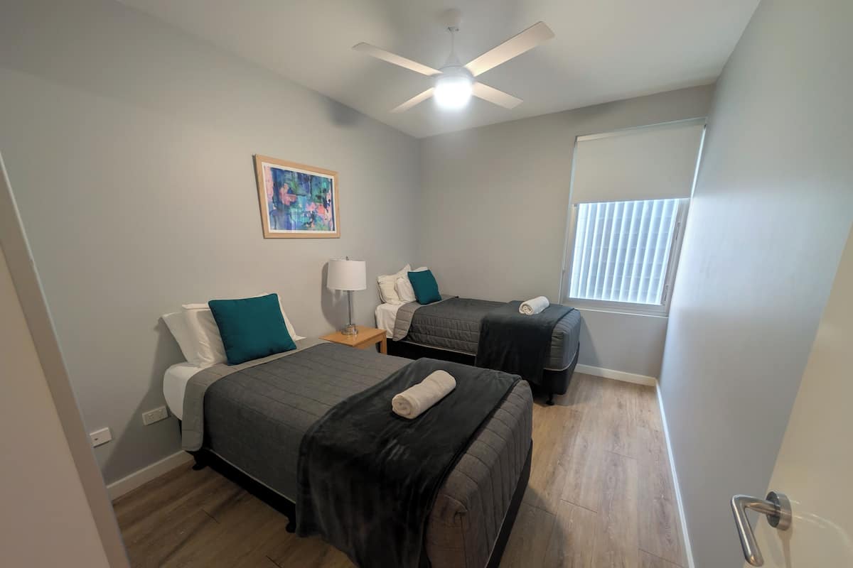 Soundproofing, iron/ironing board, WiFi (free), bed sheets