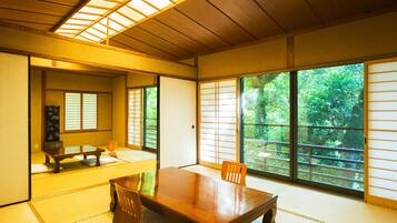 Kamar Tradisional, gedung tambahan (with Open-air Bath, ASAGIRI) | Meja kerja, Wi-Fi gratis, dan seprai linen