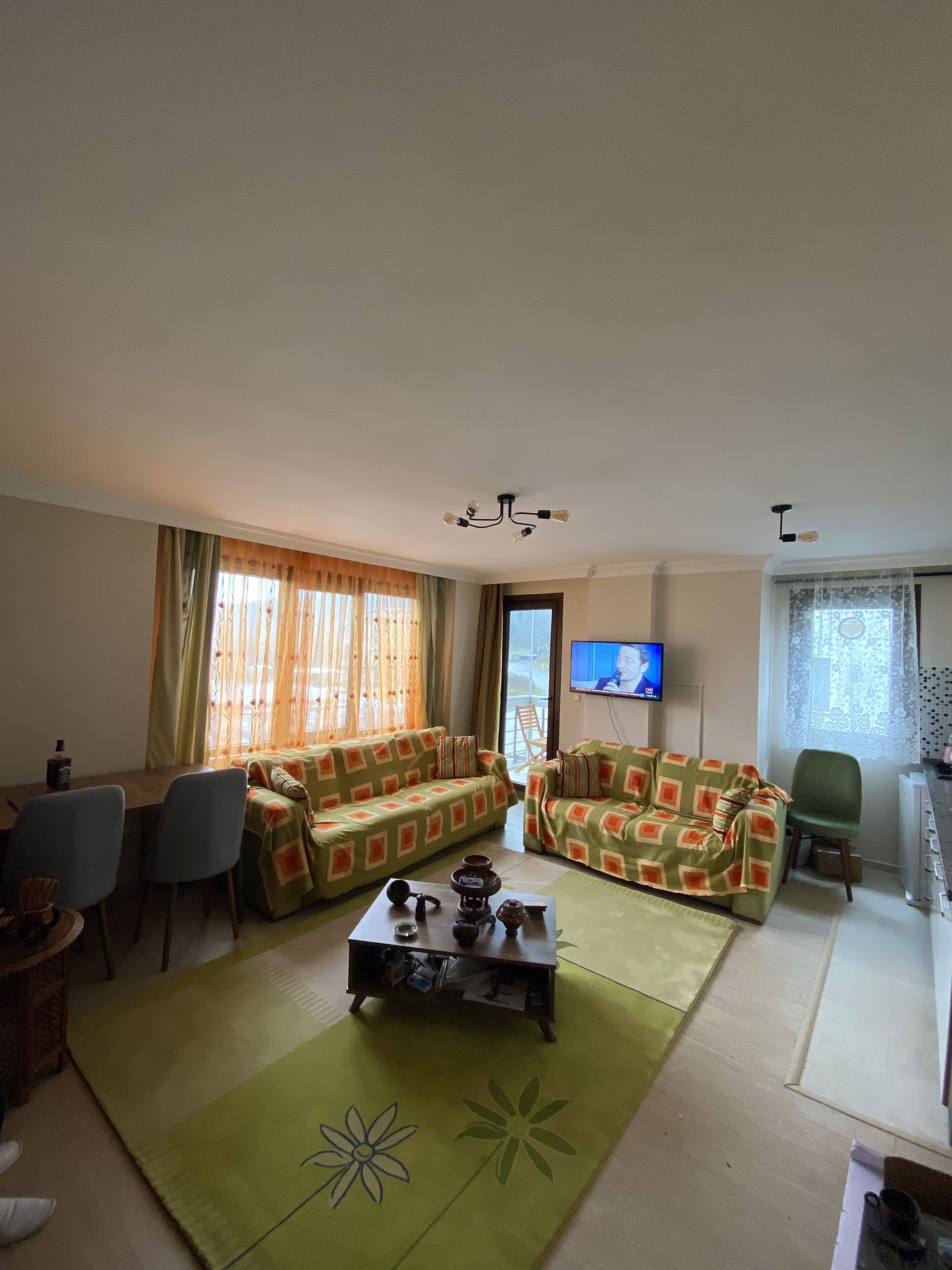 luxury penthouse | living area | lcd tv