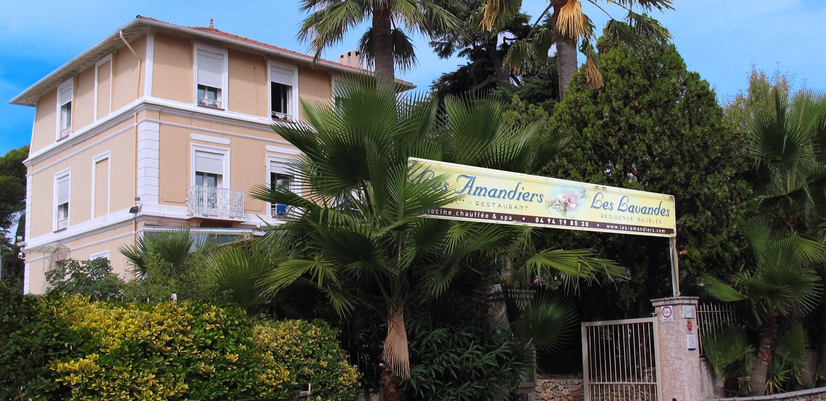 Façade de l’hébergement