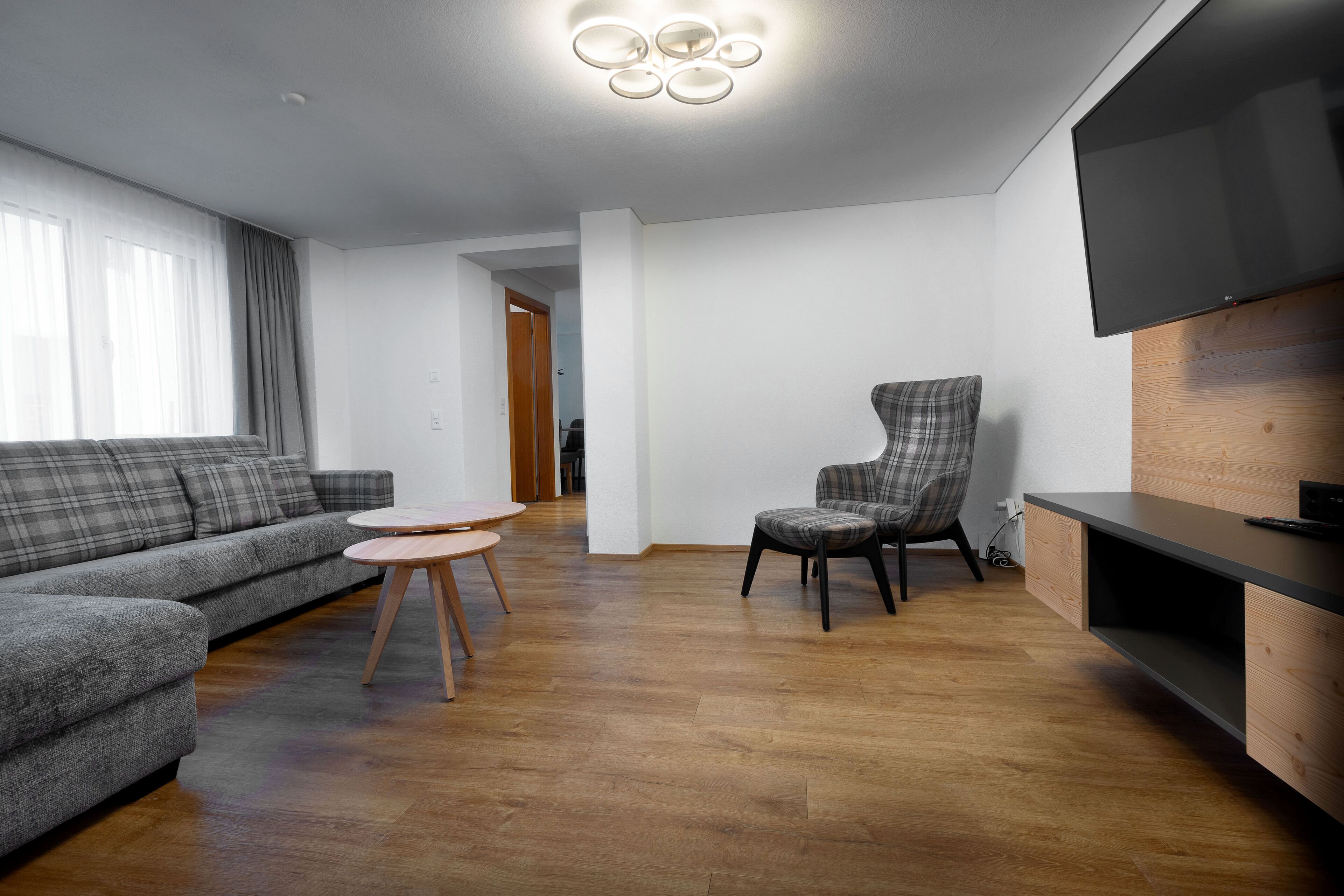 apartment | living room | flat-screen tv, toys