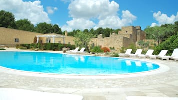 Outdoor pool, a rooftop pool
