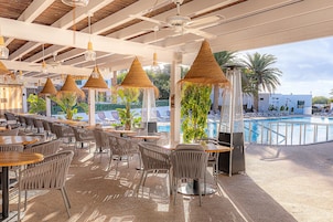 Breakfast, lunch, dinner served; local cuisine