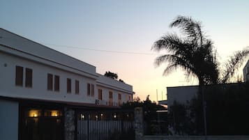 Front of property - evening/night