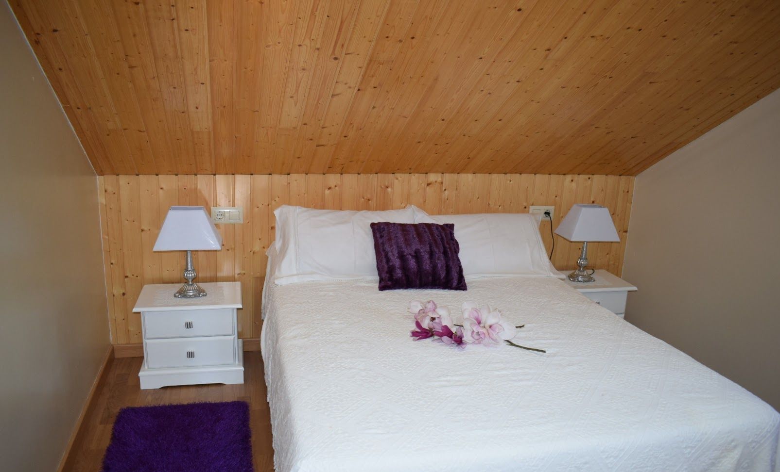 Premium bedding, desk, blackout drapes, iron/ironing board