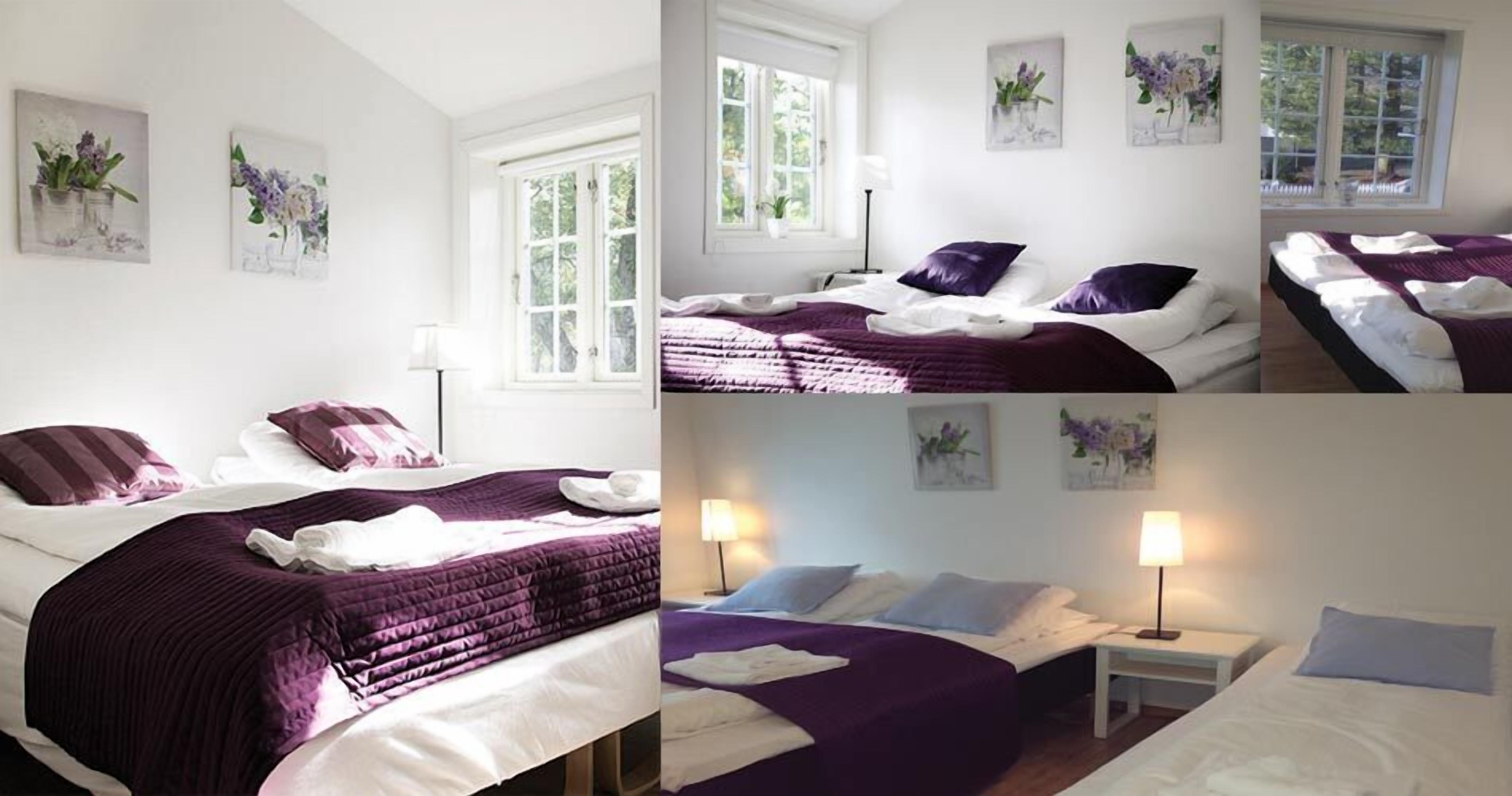 Dobbeltrom – comfort | Senger med overmadrass, individuelt dekorert og wi-fi (inkludert)