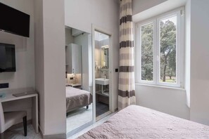 Habitació doble econòmica | 1 dormitori, roba de llit d'alta qualitat i minibar 