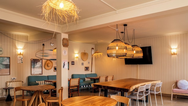 Sitteområde i lobbyen