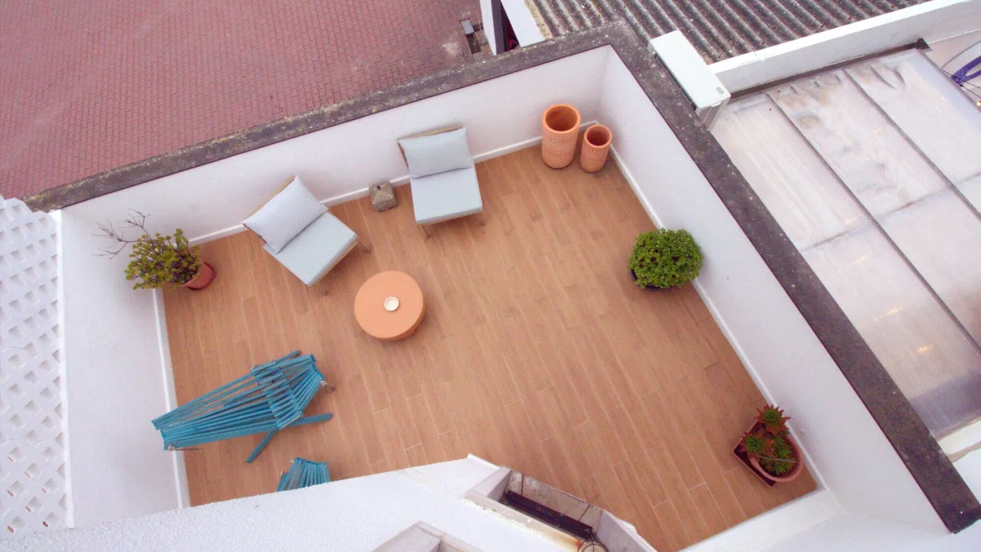 Double or Twin Room, Terrace | Terrace/patio