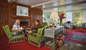 Sittområde i lobbyn