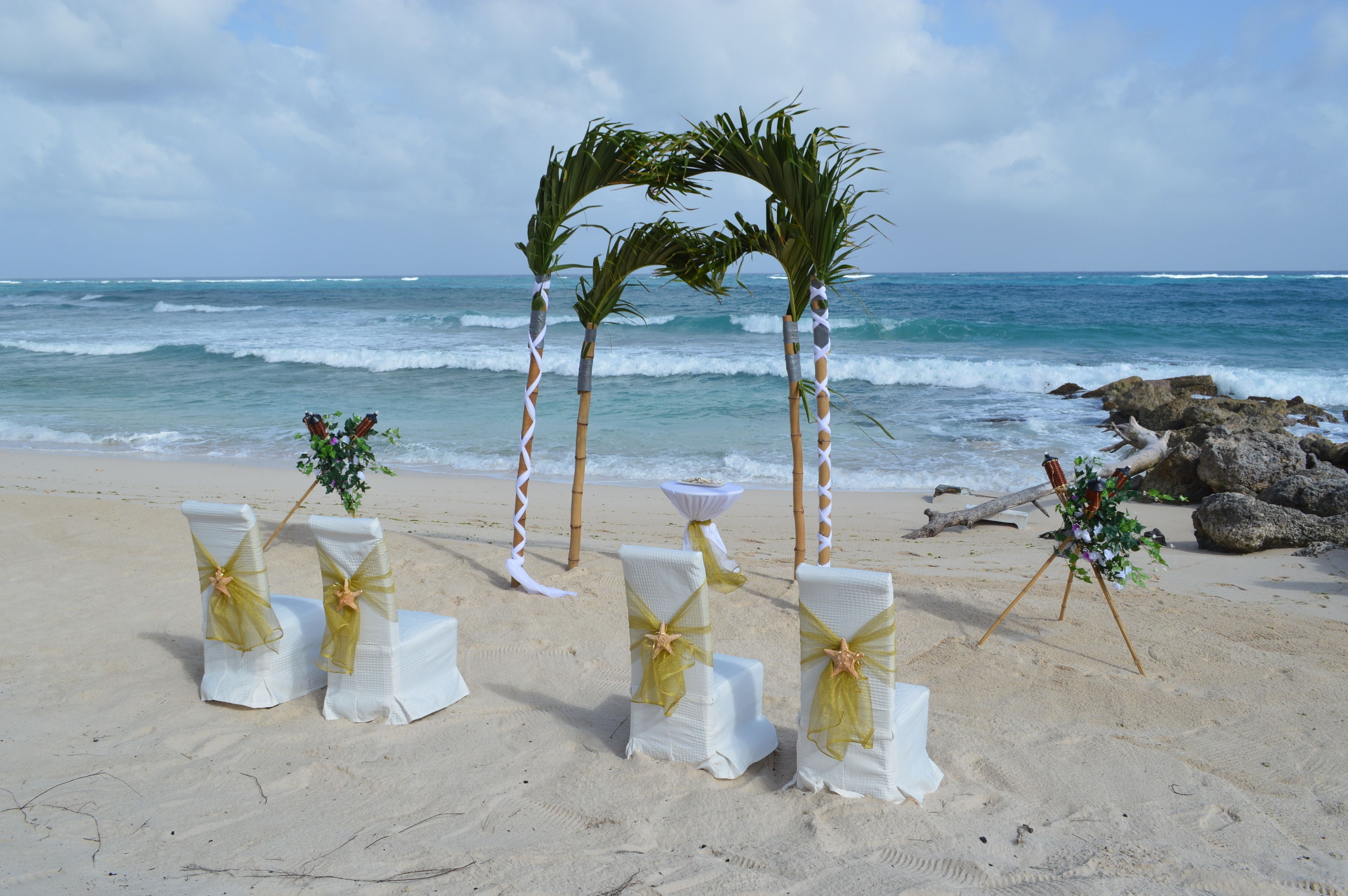 beach nearby, white sand