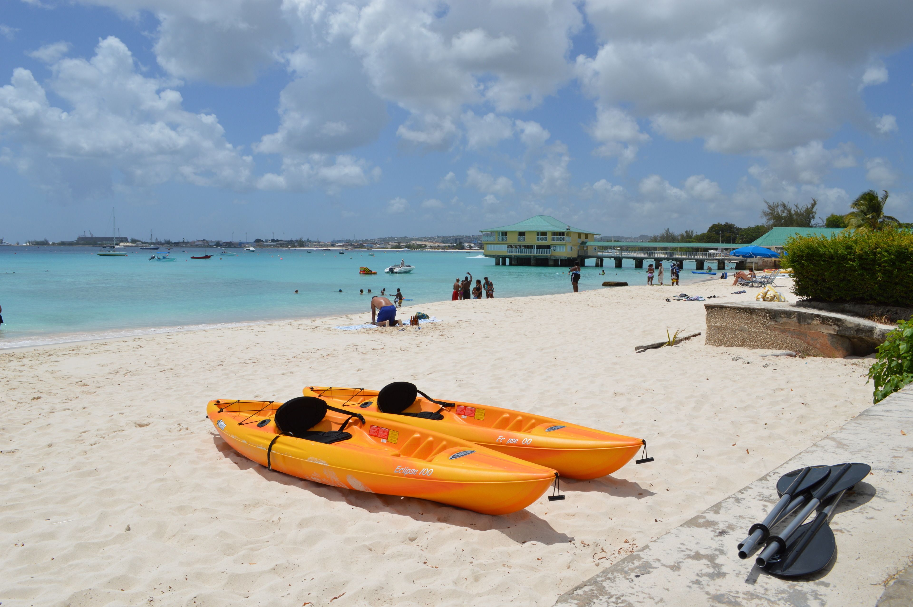 beach nearby, white sand