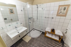 Apartment, 1 Bedroom (6 Adults) | Bathroom | Shower, free toiletries, hair dryer, towels - Castle Residence Krumlov (Cesky Krumlov)