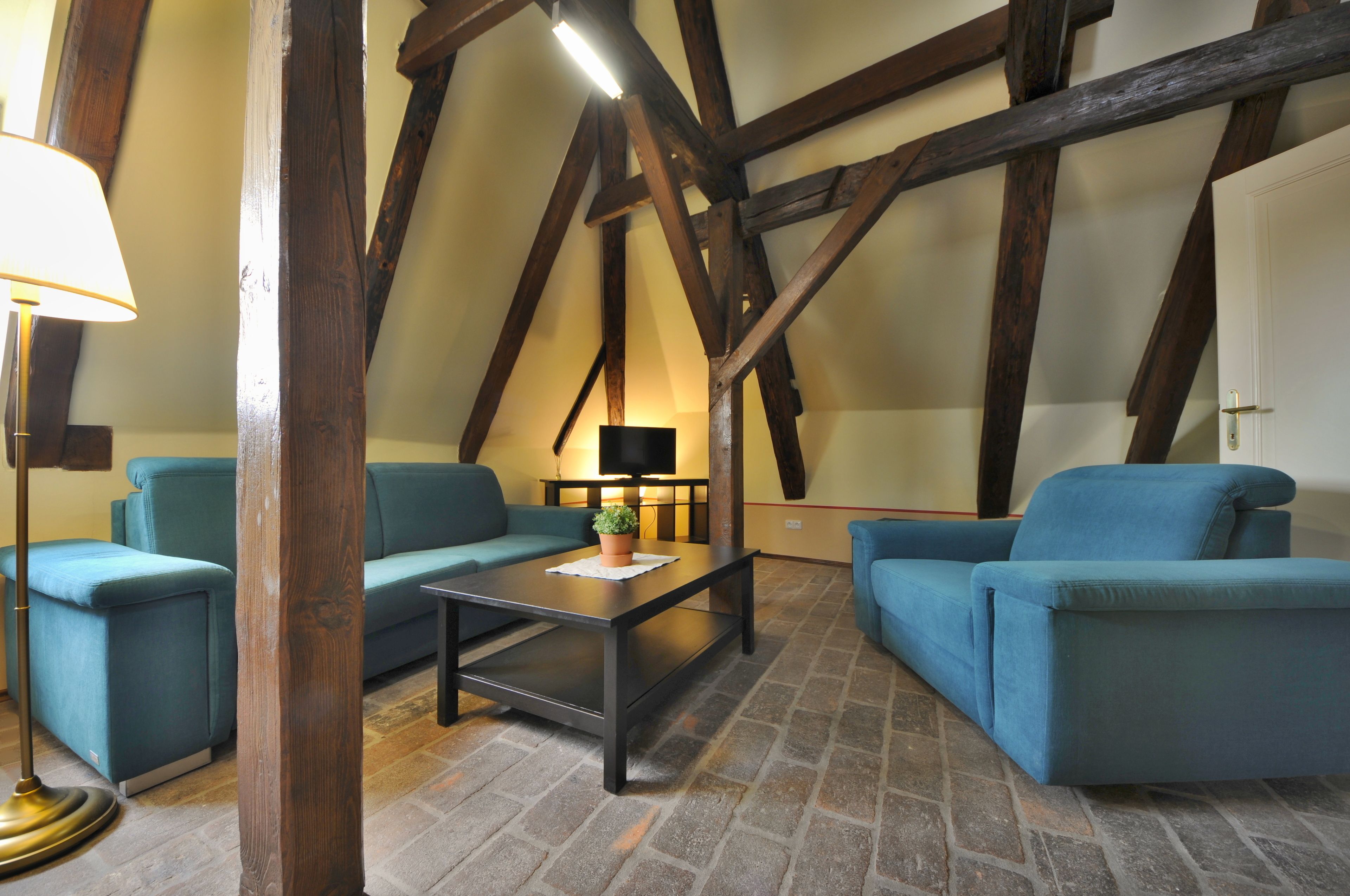 Apartment, 2 Bedrooms (Attic, 6 Adults) | Living room