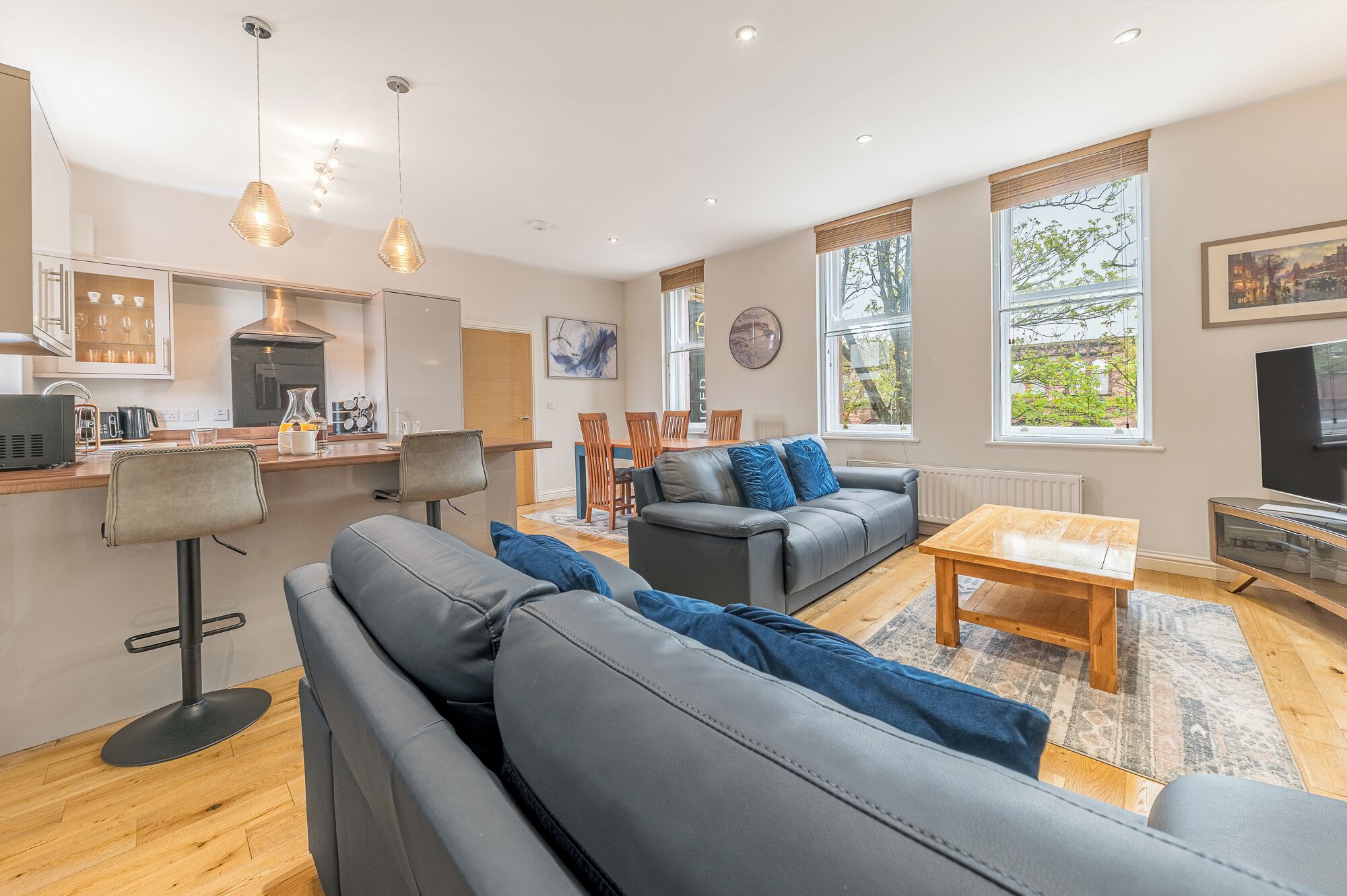 行政套房 | 高級寢具、獨特設計、遮光窗簾/窗簾、隔音