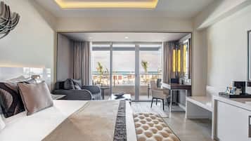 Minibar, coffres-forts dans les chambres, décoration personnalisée