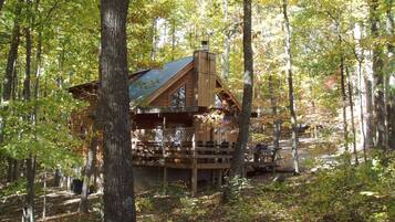 Valley View Cabin, 2 Bedrooms, Accessible, Hot Tub | Iron/ironing board, free WiFi, bed sheets