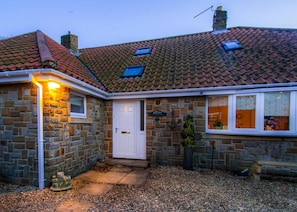 Front of property – evening/night