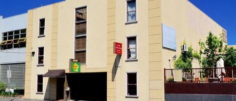 Blick von der Unterkunft