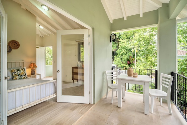 Premium Studio Suite, 1 Queen Bed | Terrace/patio