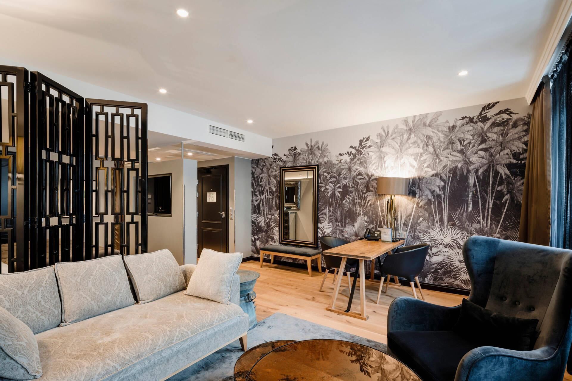 Luxe beddengoed, donsdekens, pillowtop-bedden, een minibar