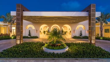 Front of property - evening/night