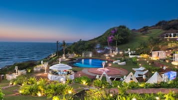 Indoor pool, 2 outdoor pools, pool cabanas (surcharge), pool umbrellas