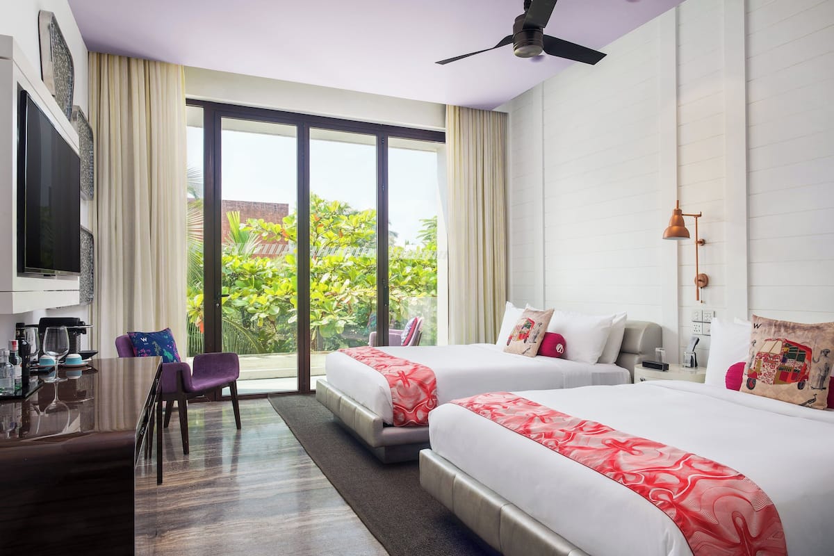 2 Queen Beds, Grand Superior Guest Room | Seprai katun Mesir, seprai premium, selimut bulu angsa, dan busa memori