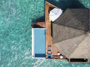 Villa, Private Pool, Overwater (Sunset) | Premium bedding, minibar, in-room safe, desk - Mercure Maldives Kooddoo Adult-Only Resort (Kooddoo)