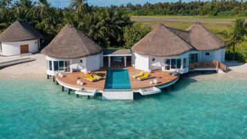 Villa familiar, 2 habitaciones | Ropa de cama de alta calidad y minibar