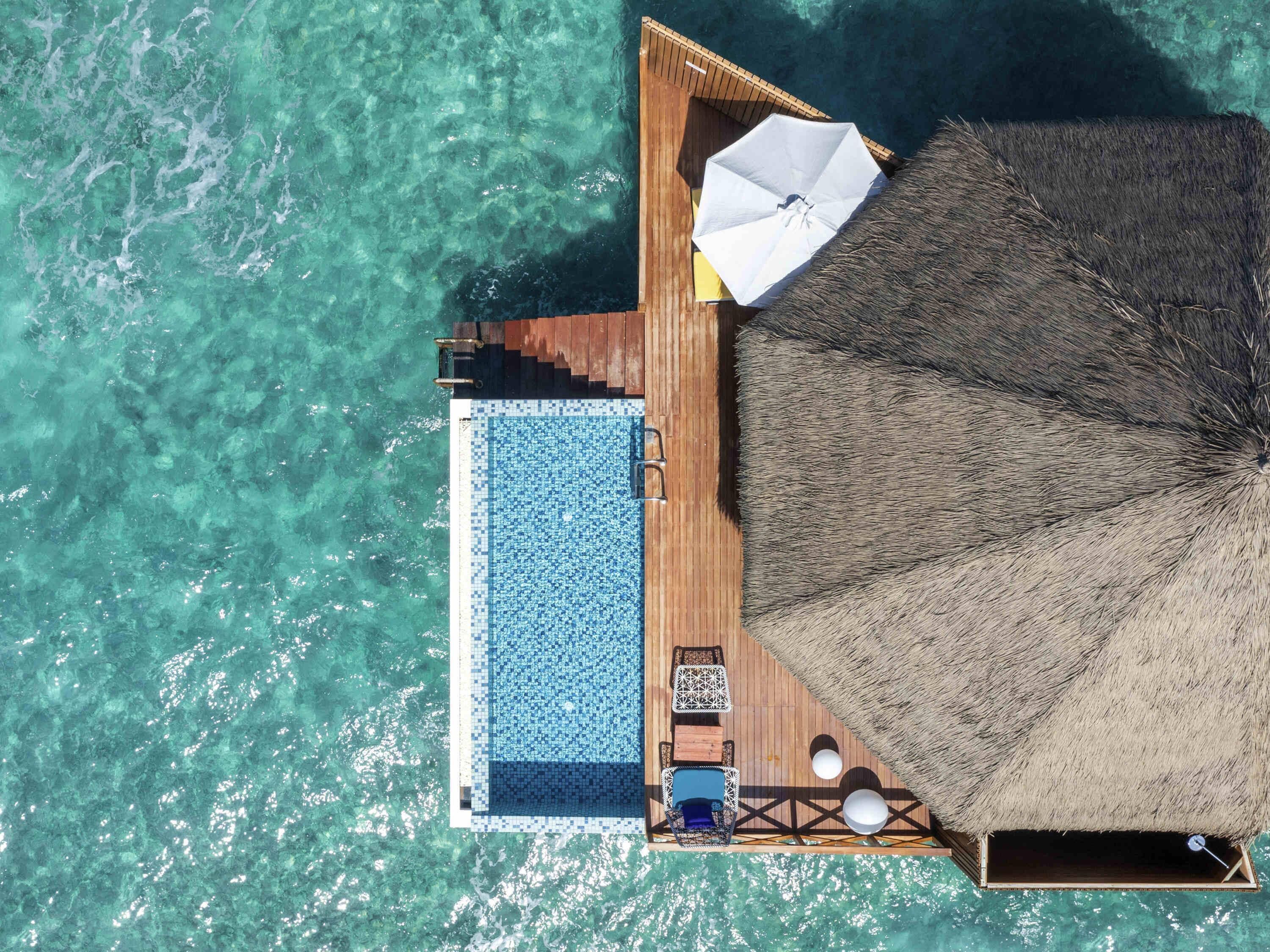 Villa, Private Pool, Overwater (Sunset) | Premium bedding, minibar, in-room safe, desk