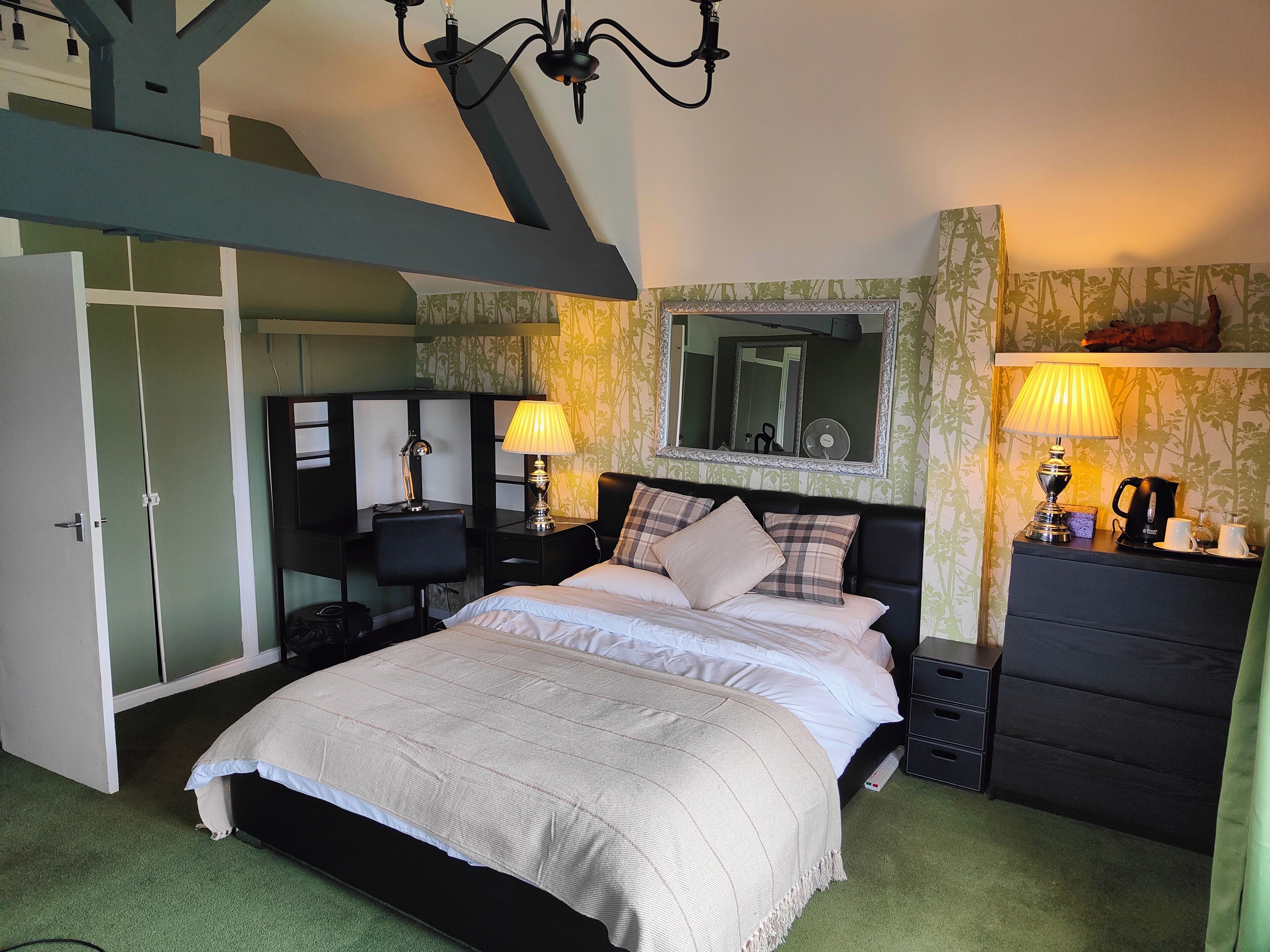 Premium bedding, individually decorated, individually furnished