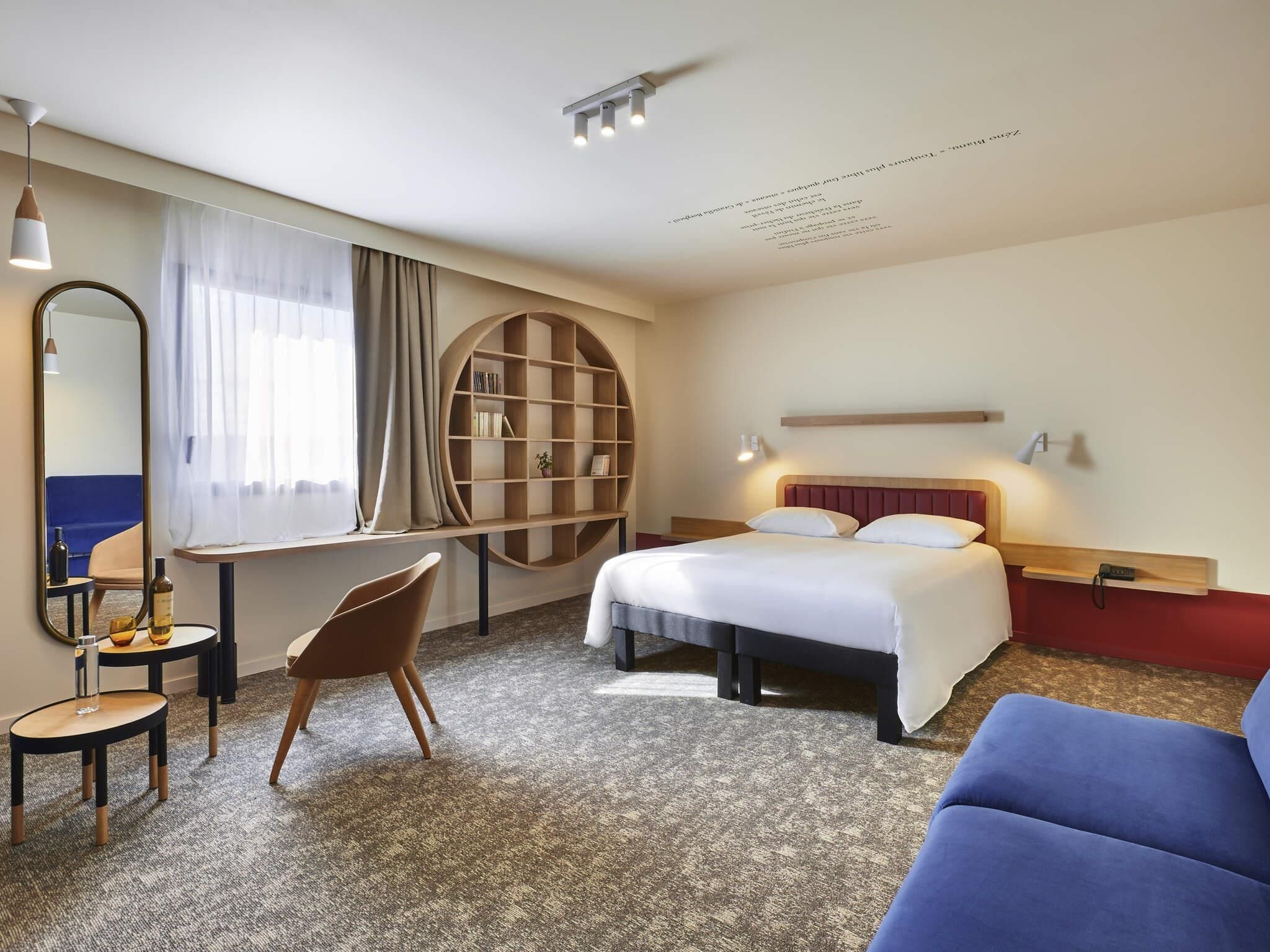 Chambre Supérieure, 1 lit double et 1 canapé-lit | Bureau, chambres insonorisées, fer et planche à repasser, Wi-Fi gratuit