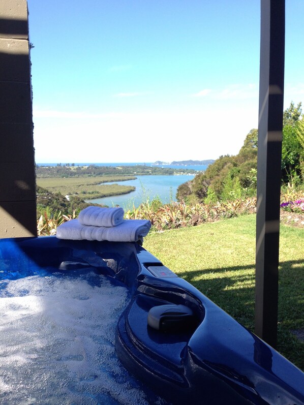 Útsýni frá gististað