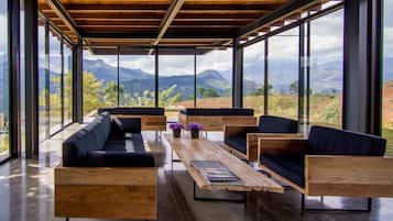 Sala de estar en el lobby