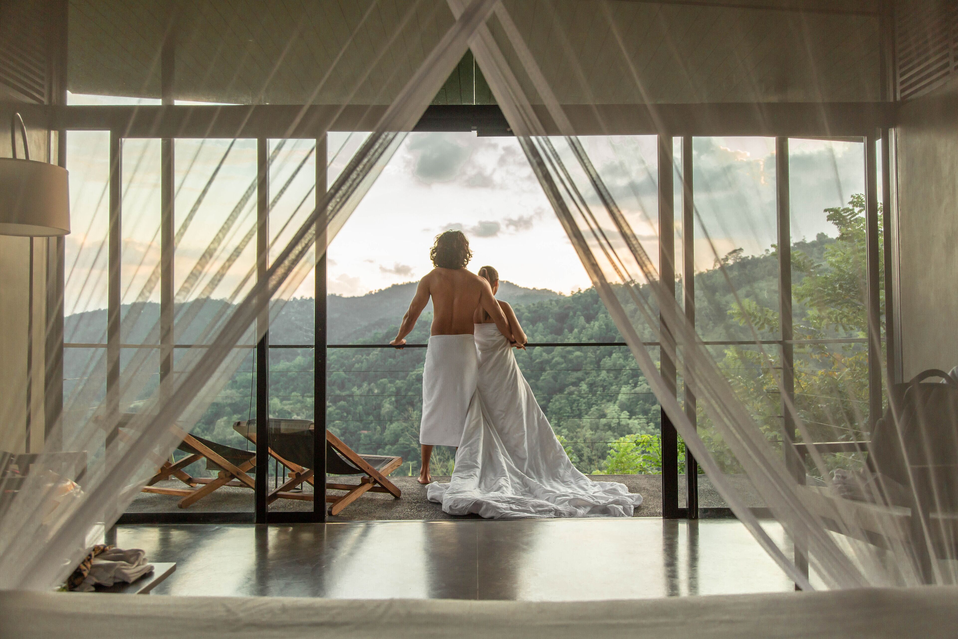 Luksushuone, vuoristonäköala | Näkymä parvekkeelta