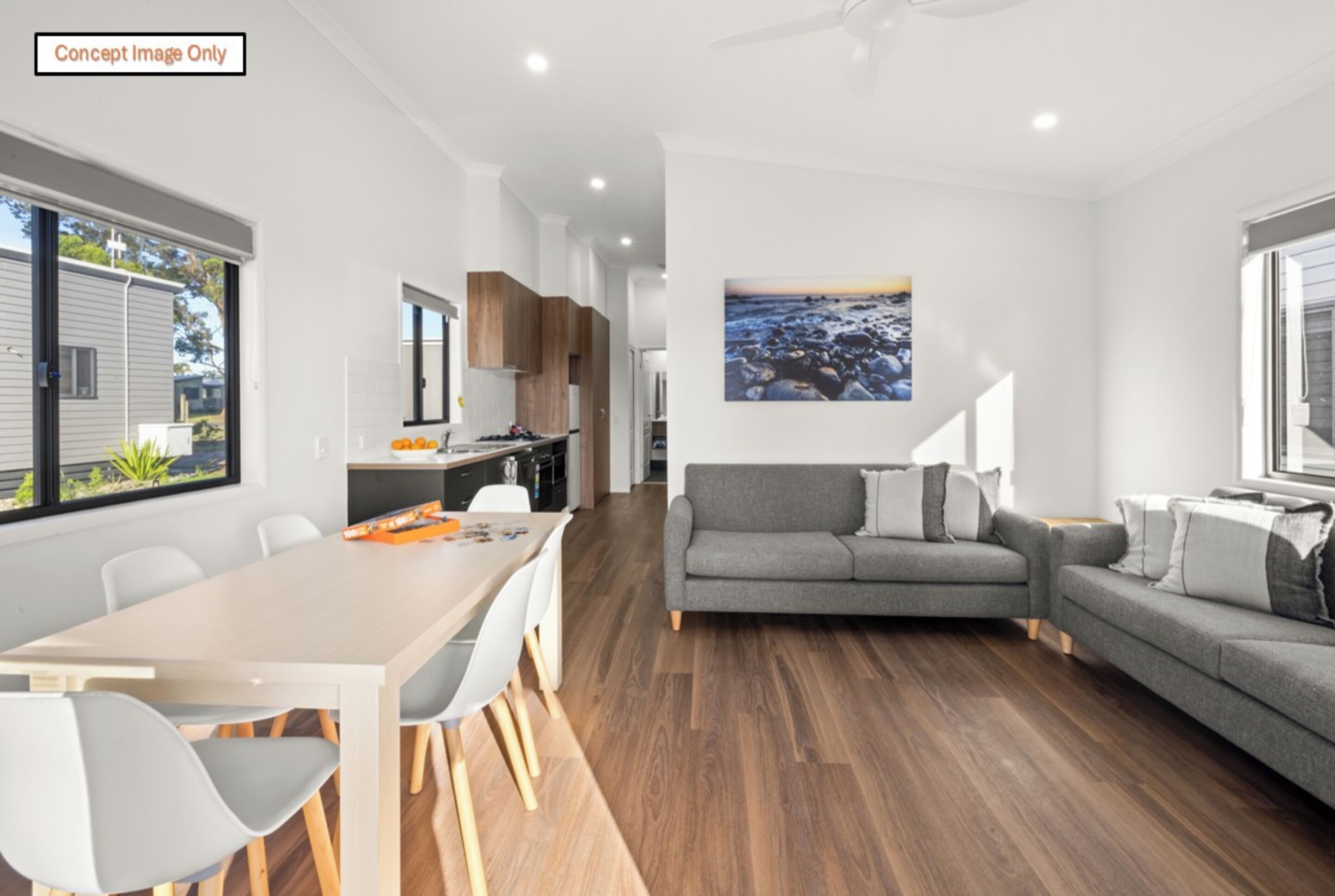 Deluxe 2 Bedroom Cabin - Sleeps 6 | Strykejern/-brett, wi-fi (inkludert) og sengetøy